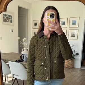 J.Crew Olive Quilted Women's Jacket